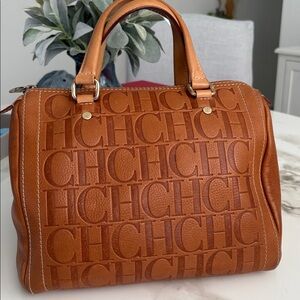 Brown Designer Carolina  Herrera Handbag